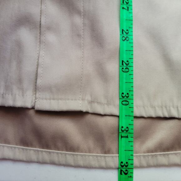 Brandini Beige Long Sleeve‎ Soft Comfort Dress Professional Button Up Shirt - L - Picture 5 of 5